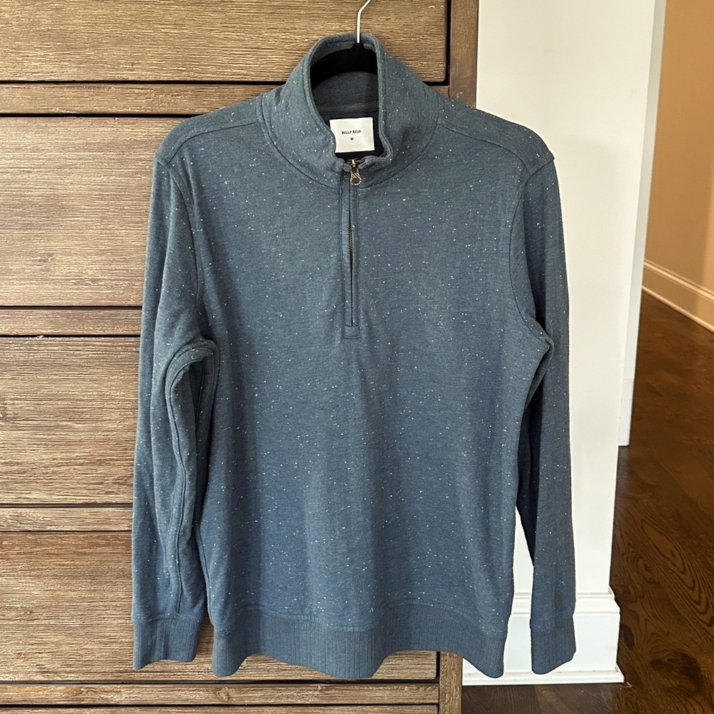 Men’s Billy Reid Quarter-Zip, Size Medium